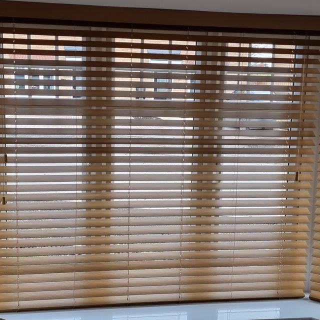 Wooden ventian blinds