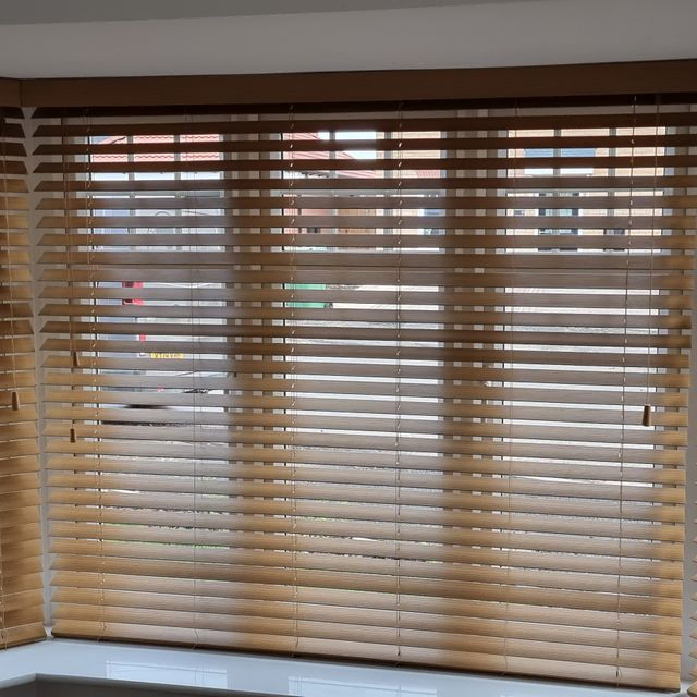 Wooden ventian blinds