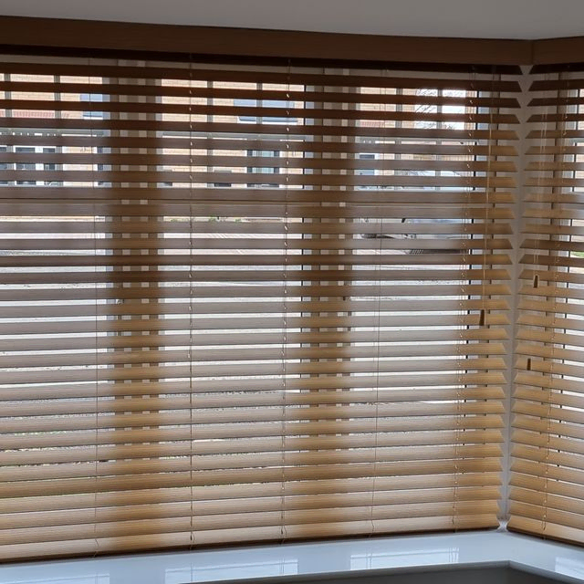 Wooden ventian blinds